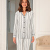 Lady avenue - Bambus Flannel Pyjamas Deer/Rose