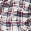 Lady avenue - Bomuld Flannel Natskjorte Blue/Red Lady avenue - Bomuld Flannel Natskjorte Blue/Red