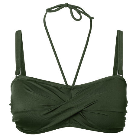 Wiki - Bandeau Bikini Top Olive