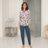 Lady avenue - Bambus Pyjamas Blue/Red Lady avenue - Bambus Pyjamas Blue/Red