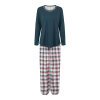 Lady avenue - Bomuld Flannel Pyjamas Indigo
