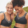 Anita - Mesh/Merino Uld Sports BH Anthracite
