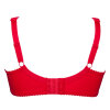 Plaisir - Beate Plain Helskål BH Rød