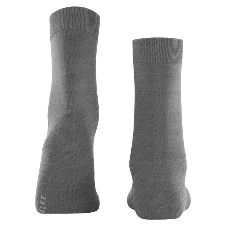 Falke - Clima Wool Strømpe Light Grey Melange