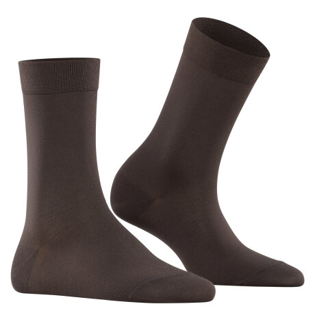 Falke - Cotton Touch Strømpe Dark Brown