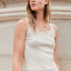 Rosemunde - Classic Silke Top med Blonde Soft Powder