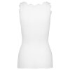 Rosemunde - Classic Silke Top med Blonde New White