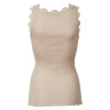 Rosemunde - Classic Silke Top med Blonde Cacao