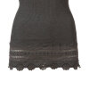 Rosemunde - Silke Top med blondekant Dark Grey MElange