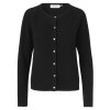 Rosemunde - Cardigan i Uld og Cashmere Sort Rosemunde - Cardigan i Uld og Cashmere Sort