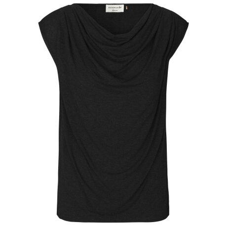 Rosemunde - T-shirt i Viscose Sort