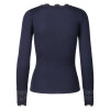 Rosemunde - Silke Bluse med Blondekant Navy