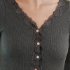 Rosemunde - Silke Cardigan Dark Grey Melange