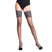 Falke - Seidenglatt Stay Up 15 denier Graphite