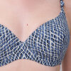 Femilet Swim - Tidra Formstøbt Bikini Top Blue Reptile Femilet Swim - Tidra Formstøbt Bikini Top Blue Reptile