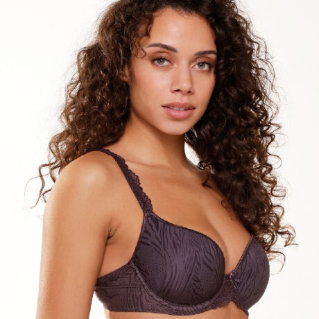 LingaDore - Daily T-Shirt BH Dark Pepper Jacquard