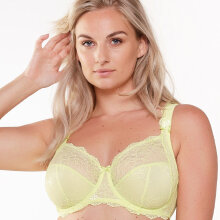 LingaDore - Daily Fullcup BH med Blonde Plus Size Sunny Lime