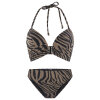 LingaDore - Vatteret Triangle Bikini Sæt Black/Gold