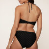 LingaDore - Vatteret Triangle Bikini Sæt Sort