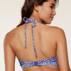 LingaDore - Vatteret Triangle Bikini Top Blue/White Print