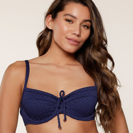 LingaDore - Fullcup Bikini Top Darkblue