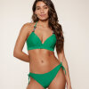 LingaDore - Vatteret Triangle Bikini Sæt Green