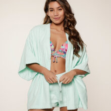 LingaDore - Kimono Sæt Jade Blue