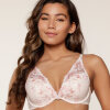 LingaDore - Vatteret Plunge BH Cream Pink