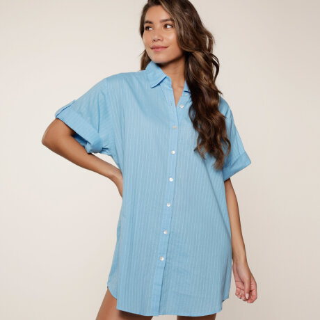 LingaDore - Pyjamas Skjorte Bonnie Blue LingaDore - Pyjamas Skjorte Bonnie Blue