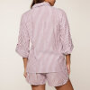 LingaDore - Pyjamas Sæt Kort Soft Bordeaux Stripes