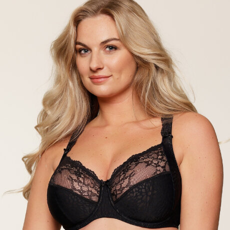 LingaDore - Daily Fullcup BH Black/Nude