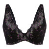LingaDore - Triangle Plunge BH Black/Multi