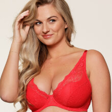 LingaDore - Triangle Plunge BH Red