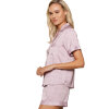 LingaDore - Pyjamas Sæt Kort Mauve Shadow
