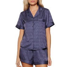 LingaDore - Pyjamas Sæt Kort Dark Denim