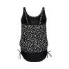 Lentiggini swimwear - Dot Tankini Top Sæt Black/Offwhite