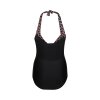 Lentiggini swimwear - Halterneck Badedragt Black/Red