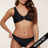 LingaDore - Vatteret Triangle Bikini Sæt Sort