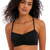 Freya - Jewel Cove Bralette Top Plain Black