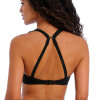 Freya - Jewel Cove Bikini Top Plain Black