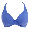 Freya - Jewel Cove Halterneck Top Plain Azure