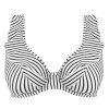 Freya - Jewel Cove Bikini Top Stripe Black