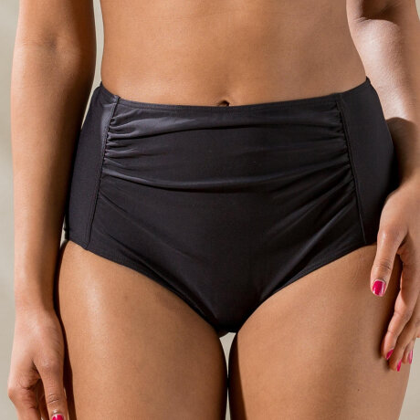 Trofé - Solid Bikini Maxi Trusse Sort