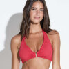Panos Emporio - Solid Bikini Top Rød