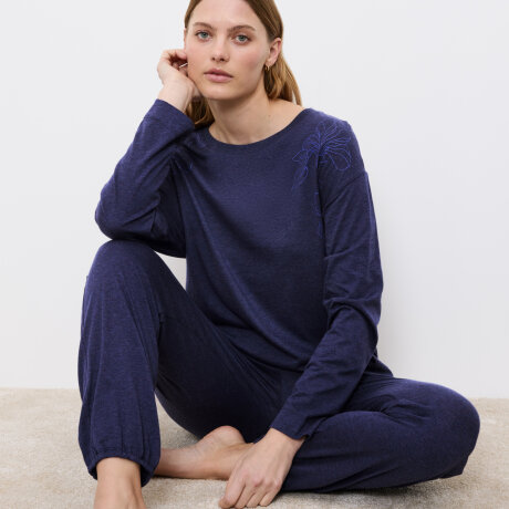 Triumph - Endless Comfort Pyjamas Dark Blue Triumph - Endless Comfort Pyjamas Dark Blue