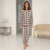 Lady avenue - Bomuld Flannel Pyjamas Plum/Vintage