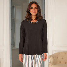 Lady avenue - Bambus Flannel Pyjamas Chocolate