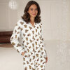 Lady avenue - Bomuld Flannel Pyjamas Wine Teddy