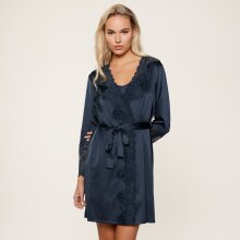 LingaDore - Satin Kimono Midnight