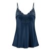 LingaDore - Satin top med blonde Midnight